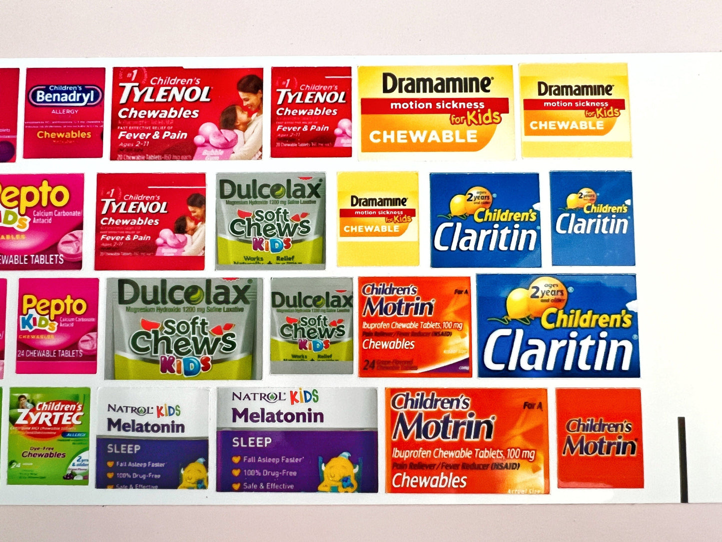 Children Medicine Labels