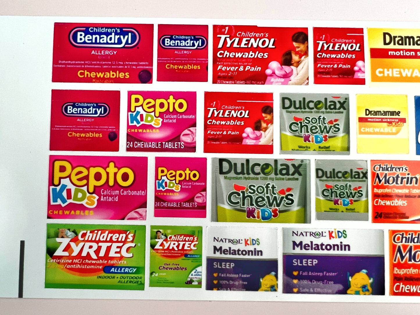Children Medicine Labels
