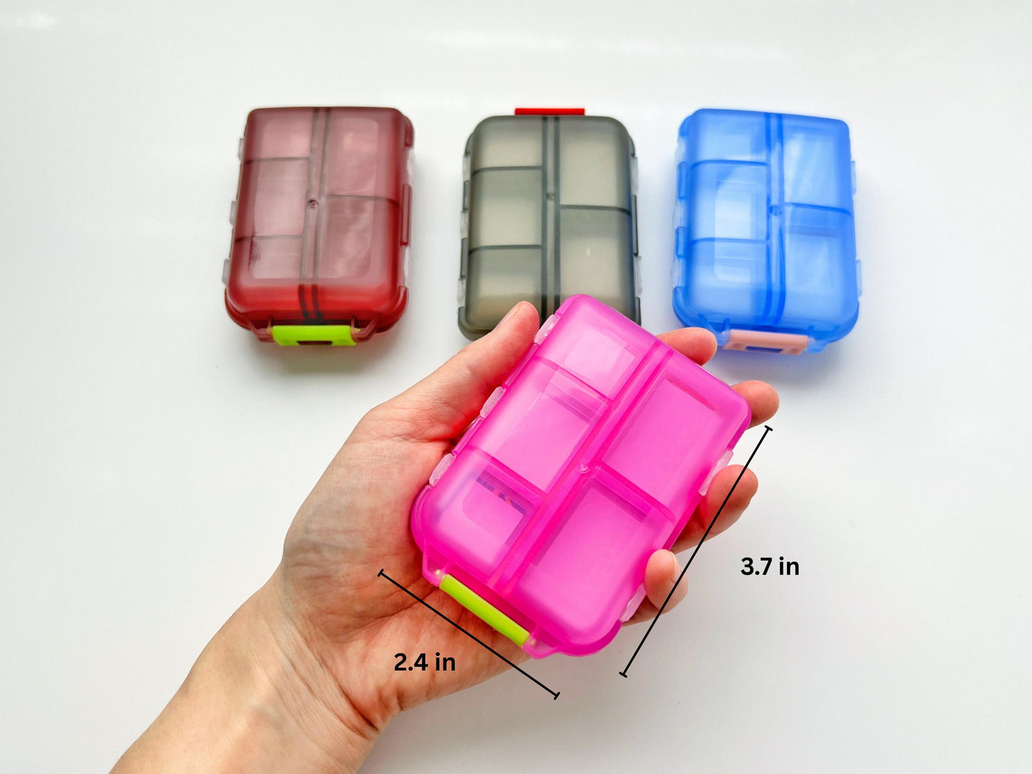 10-Slot Custom Labeled Pillbox